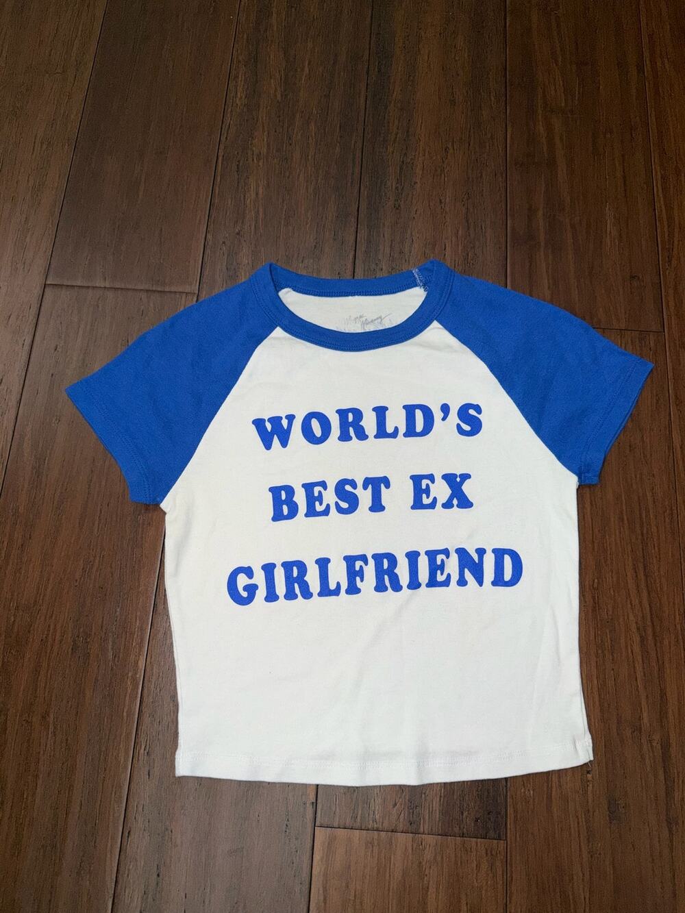 Small  "World's Best Ex Girlfriend Tee" Megan Moroney's official merchandise